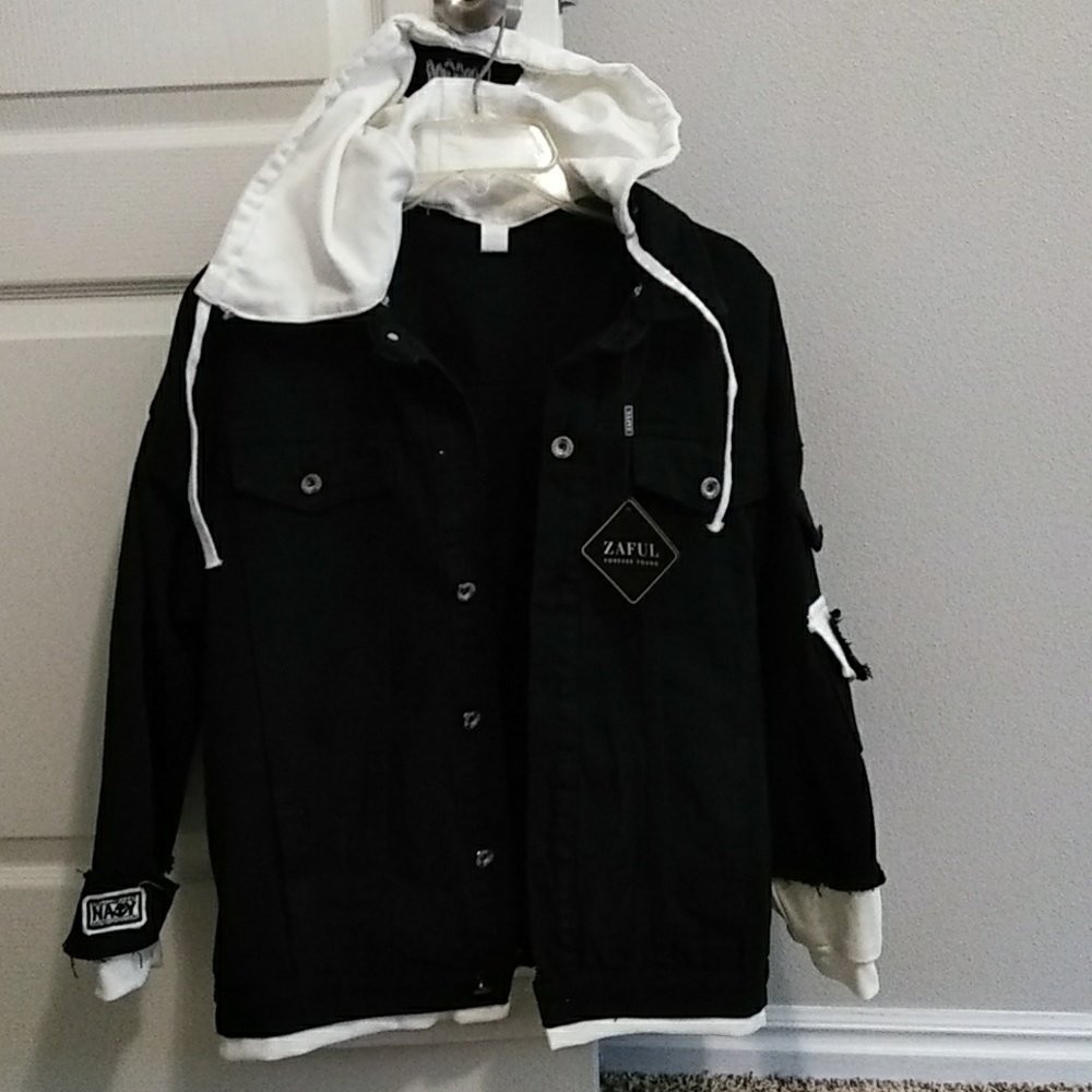 Mens Black Jean Jacket